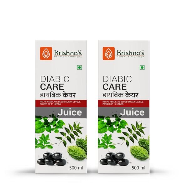 KRISHNA'S HERBAL & AYURVEDA Diabic Care Juice - 500 ml (Pack of 2)