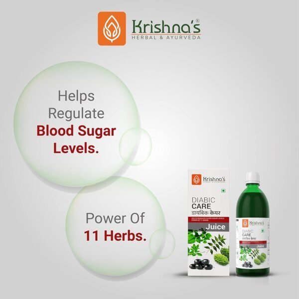 KRISHNA'S HERBAL & AYURVEDA Diabic Care Juice - 500 ml (Pack of 2)