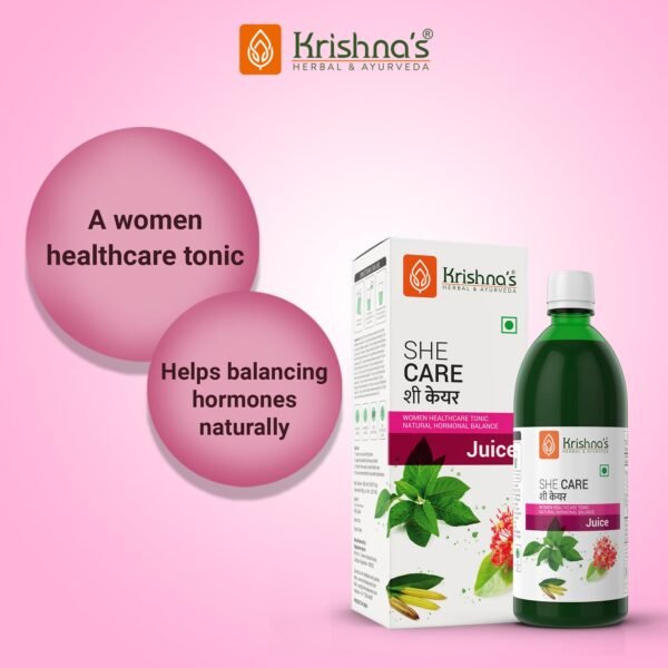 Krishna’s She Care Juice – Ayurvedic Support for Women’s Health