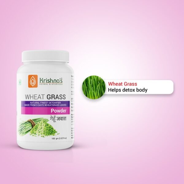 Krishna’s Wheatgrass Powder – Natural Alkalizer & Daily Detox Superfood