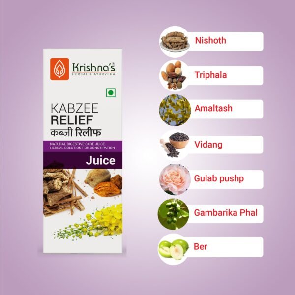 Krishna’s Kabzee Relief Juice – Ayurvedic Digestive Support