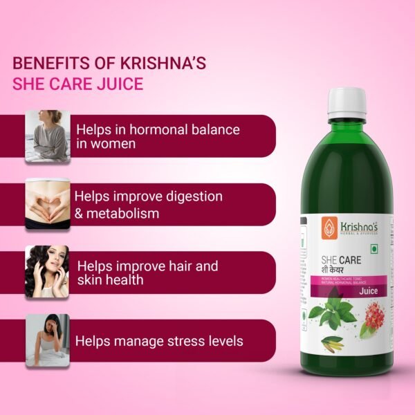 Krishna’s She Care Juice – Ayurvedic Support for Women’s Health
