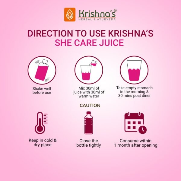 Krishna’s She Care Juice – Ayurvedic Support for Women’s Health