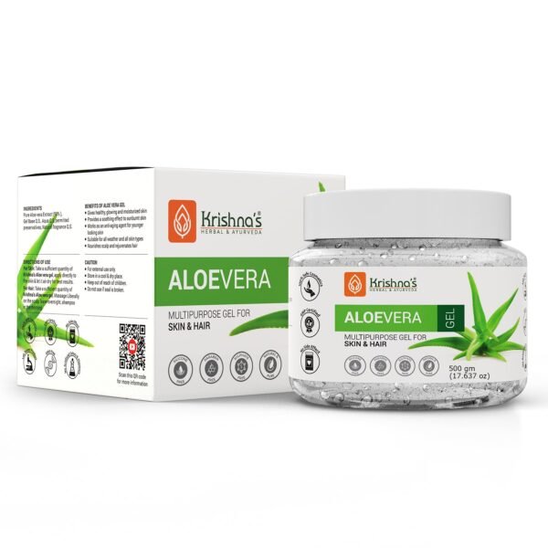 Krishna’s Aloe Vera Gel – Multipurpose Gel for Skin & Hair Nourishment