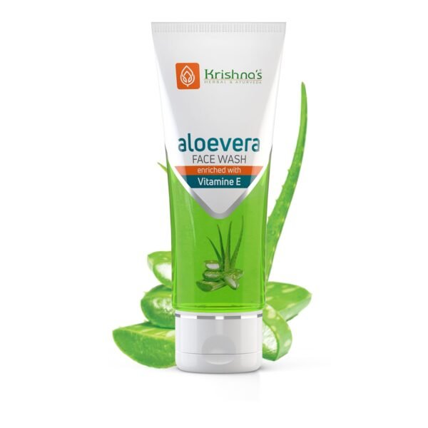 Krishna’s Aloe Vera Face Wash – Gentle Herbal Cleanser for Clear & Hydrated Skin