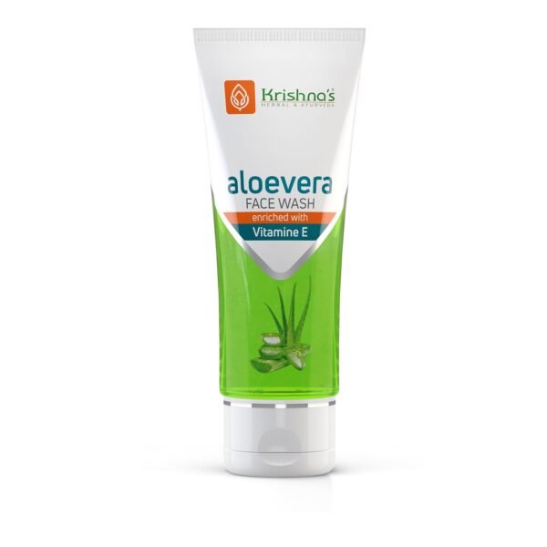 Krishna’s Aloe Vera Face Wash – Gentle Herbal Cleanser for Clear & Hydrated Skin
