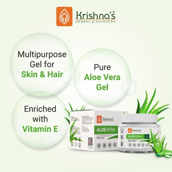Krishna’s Aloe Vera Gel – Multipurpose Gel for Skin & Hair Nourishment
