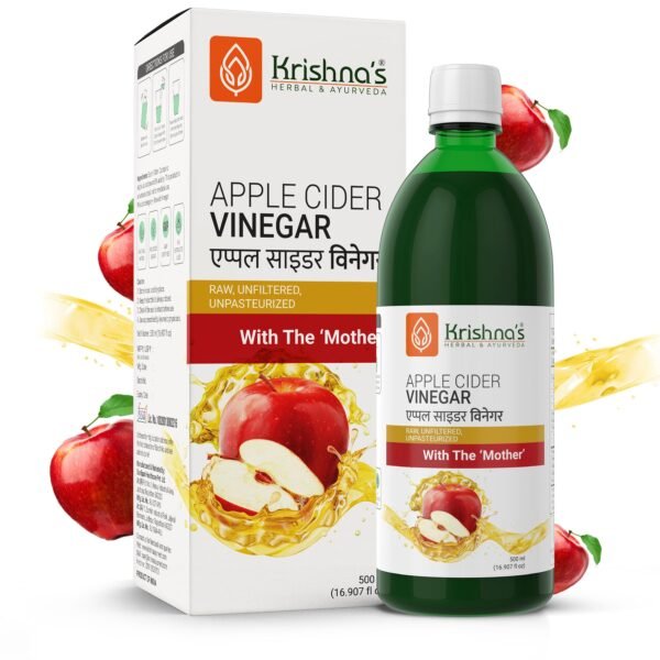 Krishna’s Apple Cider Vinegar – Raw, Unfiltered & Naturally Fermented