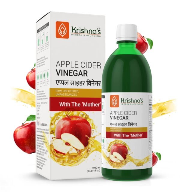 Krishna’s Apple Cider Vinegar – Raw, Unfiltered & Naturally Fermented