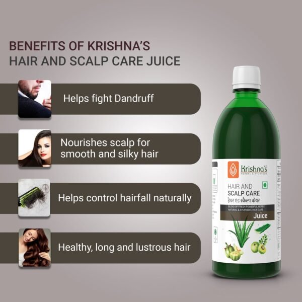 Krishna’s Hair and Scalp Care Juice – For Hair Shine & Growth