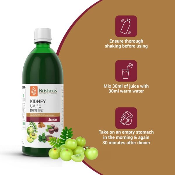Kidney Care Juice – 1000 ml | Ayurvedic Kidney Support with Anti-inflammatory & Detox Benefits