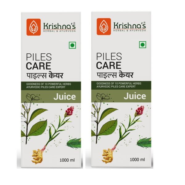 Krishna’s Piles Care Juice – Ayurvedic Relief for Hemorrhoids & Discomfort