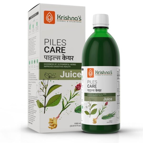 Krishna’s Piles Care Juice – Ayurvedic Relief for Hemorrhoids & Discomfort