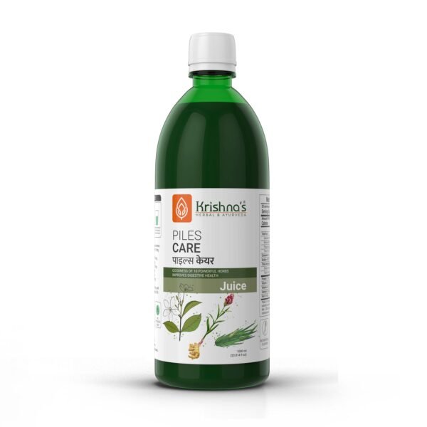 Krishna’s Piles Care Juice – Ayurvedic Relief for Hemorrhoids & Discomfort