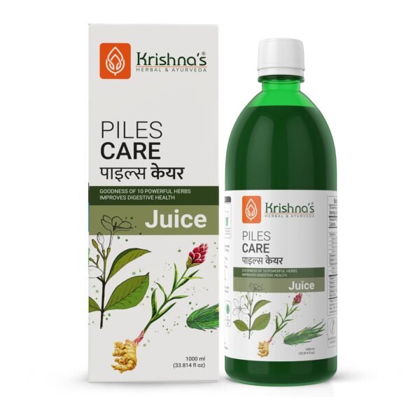 Krishna’s Piles Care Juice – Ayurvedic Relief for Hemorrhoids & Discomfort