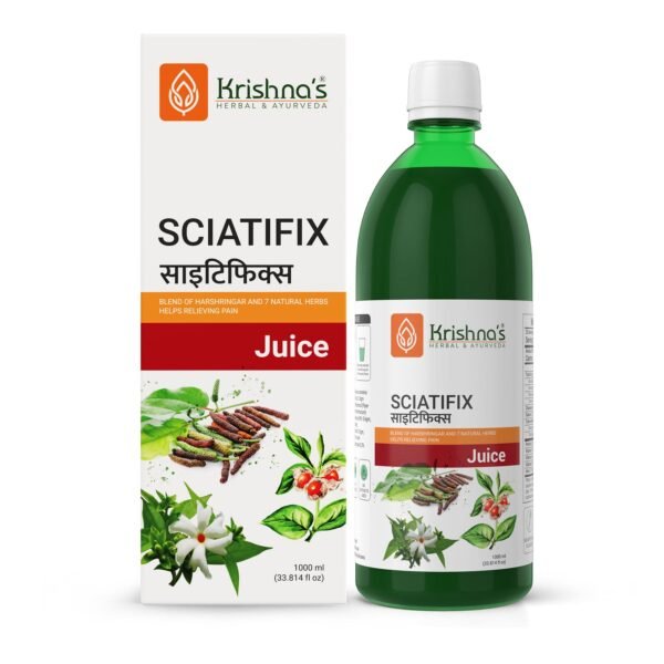 Krishna’s Sciatifix Juice – Ayurvedic Support for Sciatica & Nerve Pain