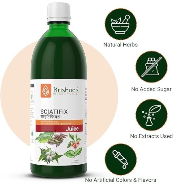 Krishna’s Sciatifix Juice – Ayurvedic Support for Sciatica & Nerve Pain