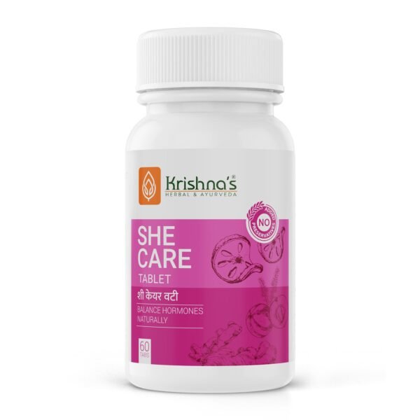 Krishna’s She Care Tablet – Ayurvedic Hormonal & Menstrual Health Support
