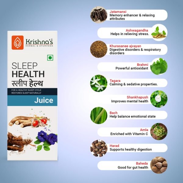 Krishna’s Sleep Health Juice – Natural Sleep & Stress Support