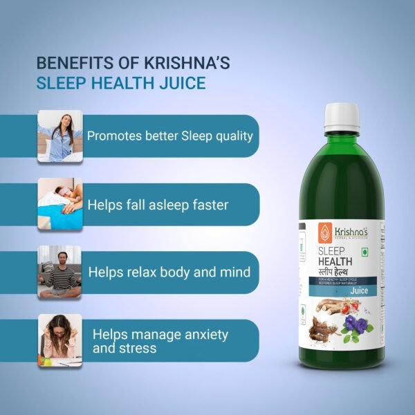 Krishna’s Sleep Health Juice – Natural Sleep & Stress Support