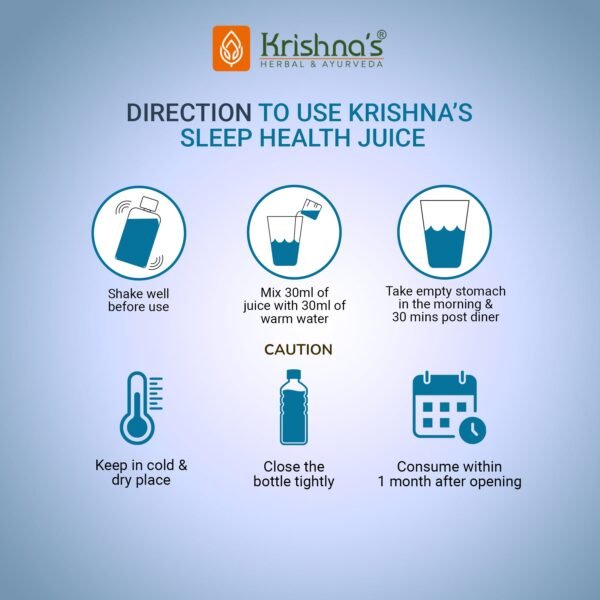 Krishna’s Sleep Health Juice – Natural Sleep & Stress Support