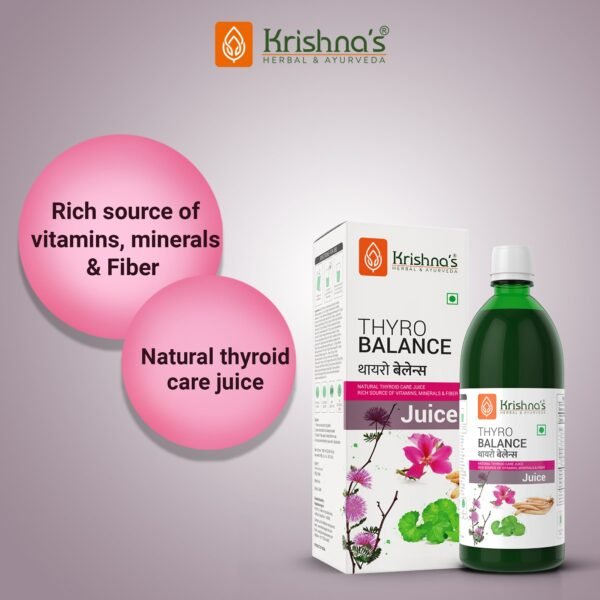 Krishna’s Thyro Balance Juice – Ayurvedic Thyroid Support Formula