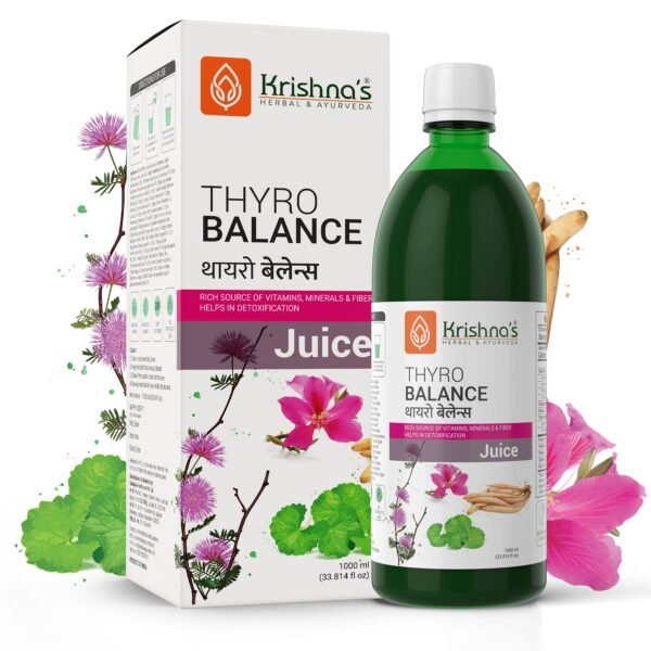 Krishna’s Thyro Balance Juice – Ayurvedic Thyroid Support Formula