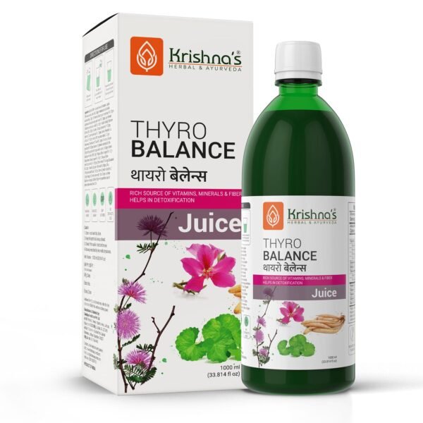 Krishna’s Thyro Balance Juice – Ayurvedic Thyroid Support Formula