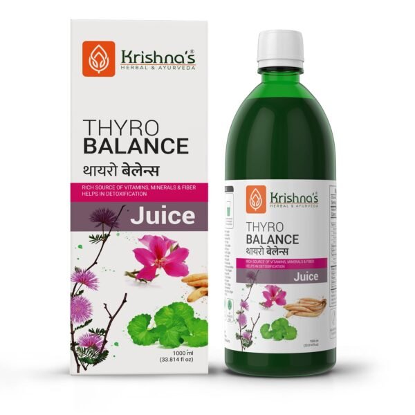 Krishna’s Thyro Balance Juice – Ayurvedic Thyroid Support Formula