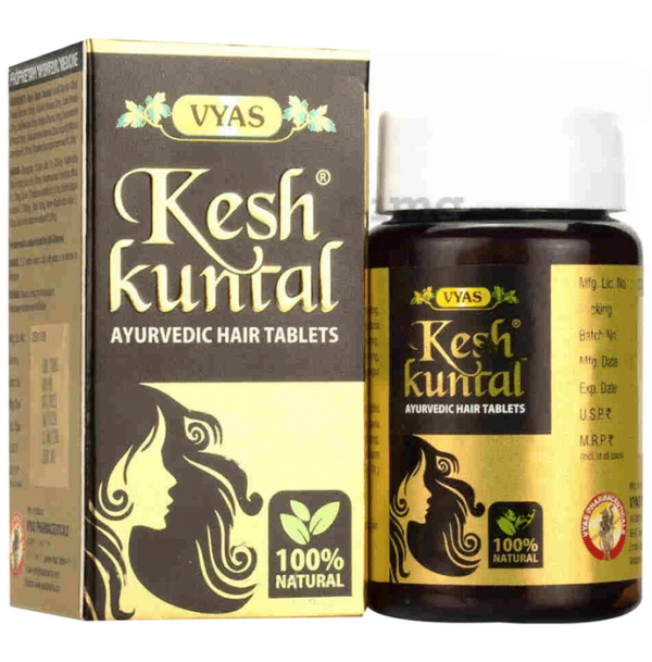 Kesh Kuntal Tablets - Control Hair Loss & Premature Greying